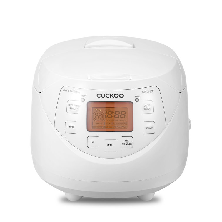 Cuckoo Electronics Rice CookerWhite/6 Cup (Cr0633F) Wayfair